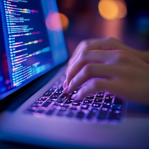 coding-at-night-stockcake